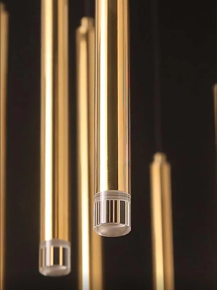 Lustre led suspendu design moderne pour villa loft hôtel