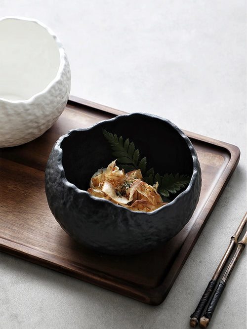 Bol porcelaine design coquille oeuf irrégulier style raffiné