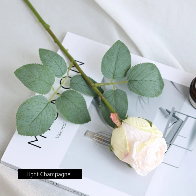 fleur de rose artificielle pour décoration de mariage et table - vue 12 sur 12