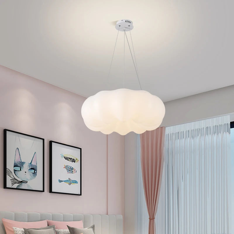 lustre moderne en forme de nuage pour décoration intérieure - vue 6 sur 10