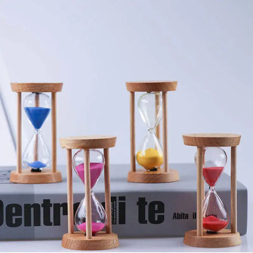 sablier en bois décoratif minuterie créative pour enfants