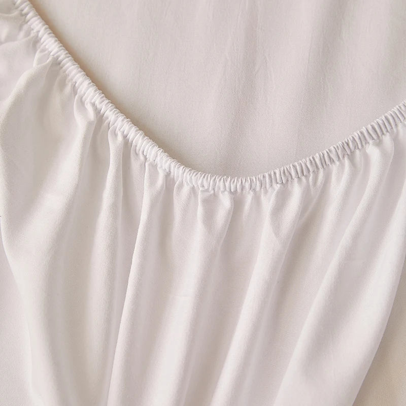 drap-housse en coton égyptien luxe doux et élastique