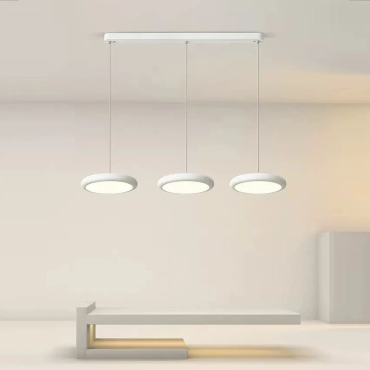 Nordique LED Suspension Lumière Vert 1-3 Tête Disque Lampes Suspendues Lustre Pour Salon Chambre Cuisine Salle À Manger Décor À La Maison Luminaire