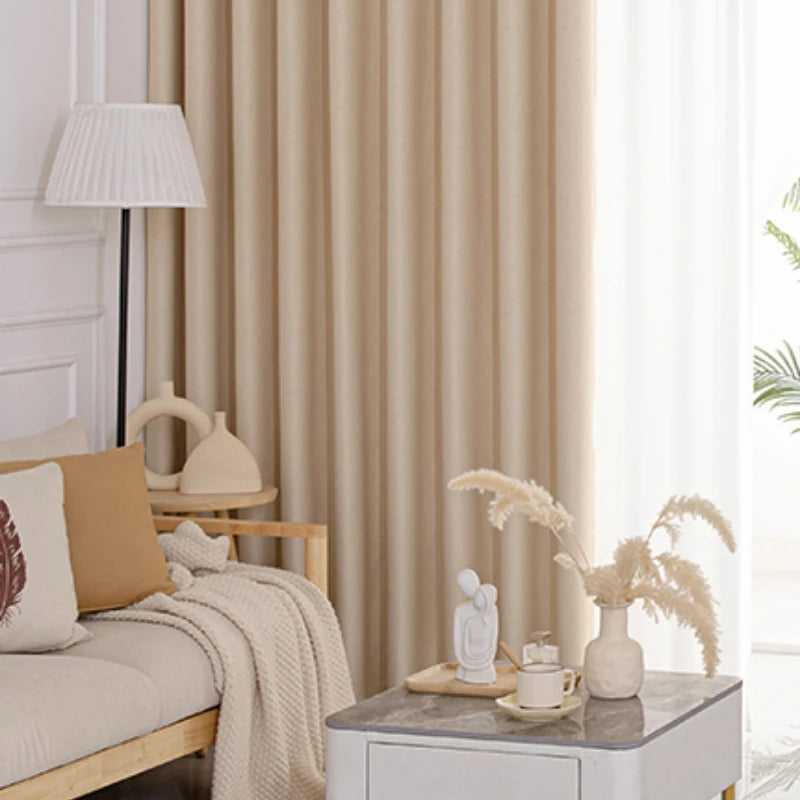 Rideau occultant léger motif floral style moderne salon