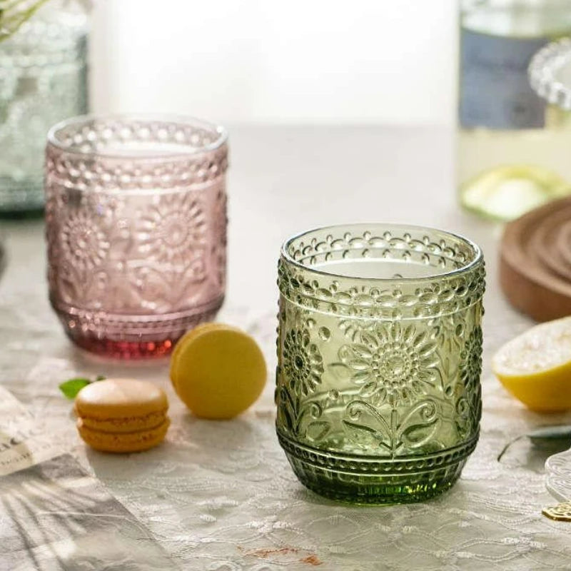 Verre vintage sans pied resistant chaleur cuisine