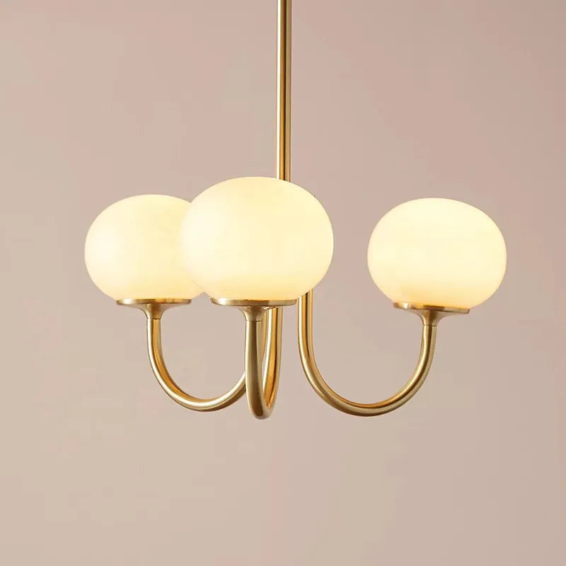 Lustre design doré nordique Simple - vue 4 sur 11