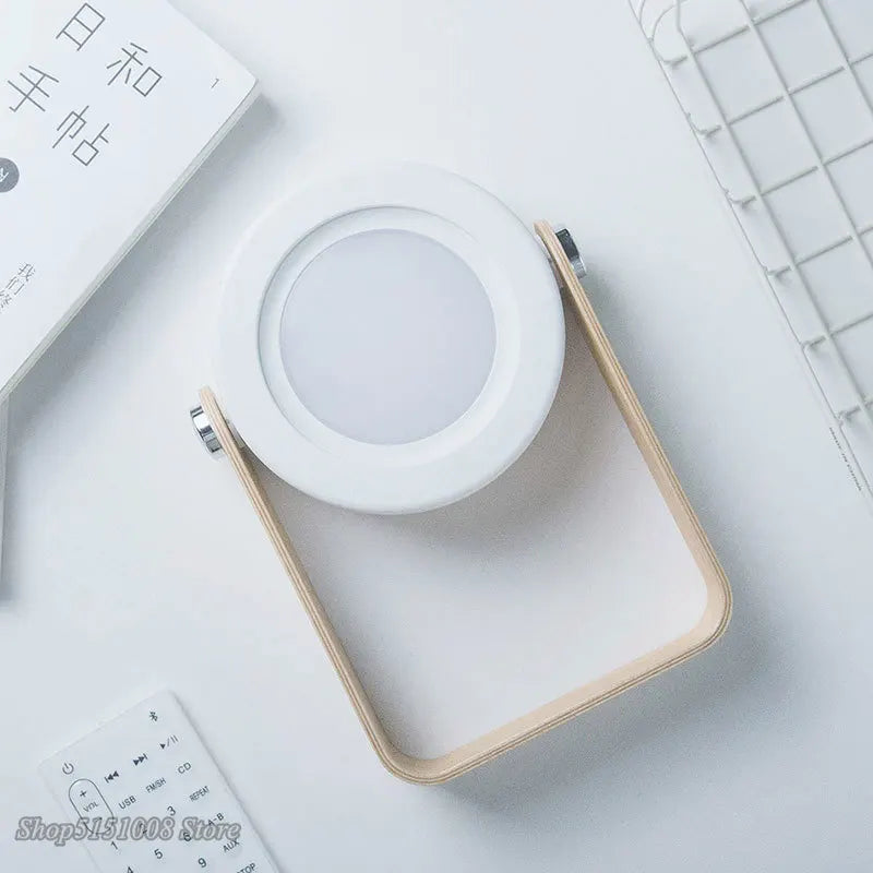 Nouvelle poignée en bois créative pliable veilleuses lampe de lecture lampe lanterne Portable télescopique pliante Led lampe de Table USB charge - vue 7 sur 9