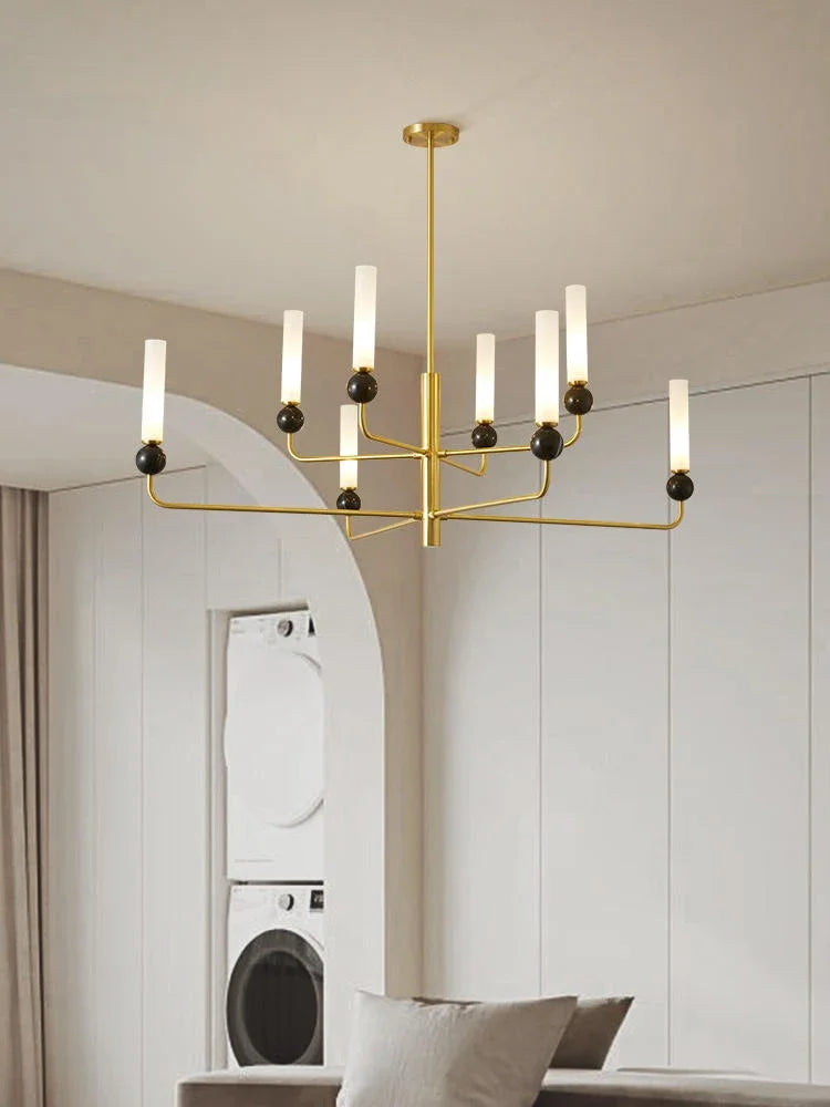 lustre moderne à LED pour décoration intérieure élégante et simple - vue 2 sur 10