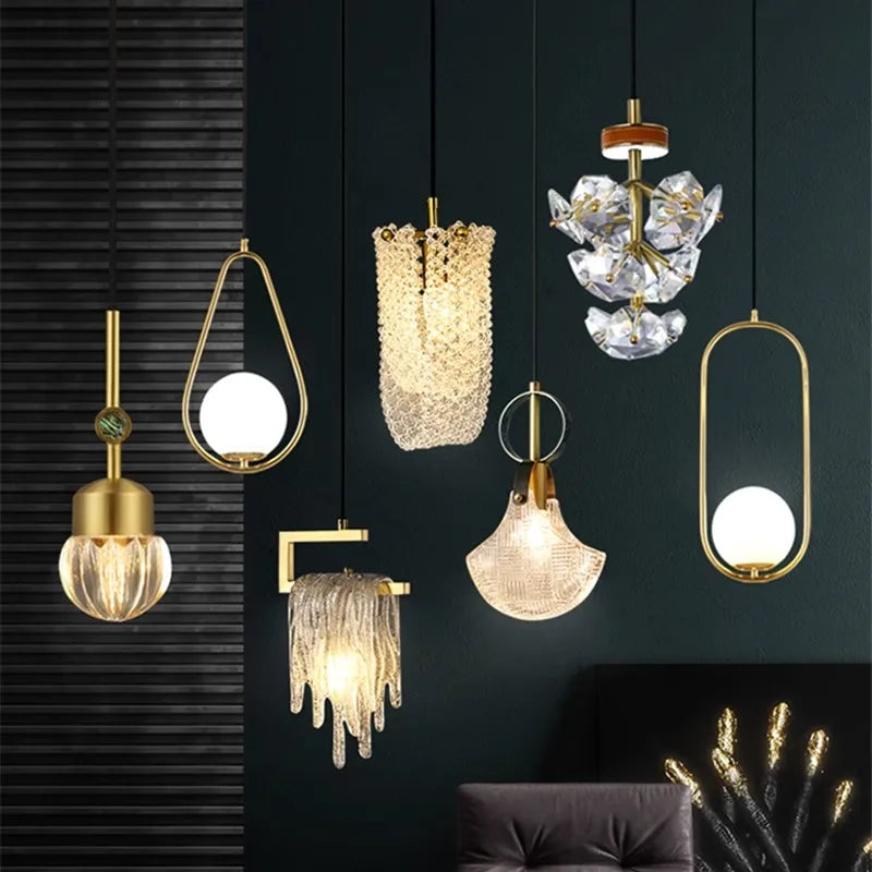lustre suspendu avec nouvelles lampes led 2023 pour éclairage - vue 4 sur 25