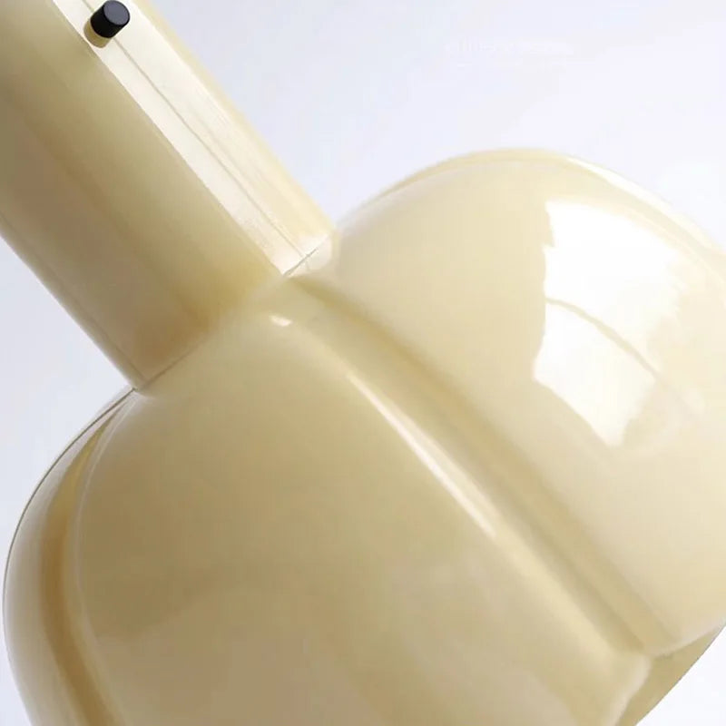 suspension en verre nordique avec motif de bourgeon de fleur - vue 7 sur 14