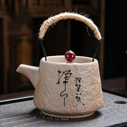 Service à thé japonais rétro kungfu théière tasse