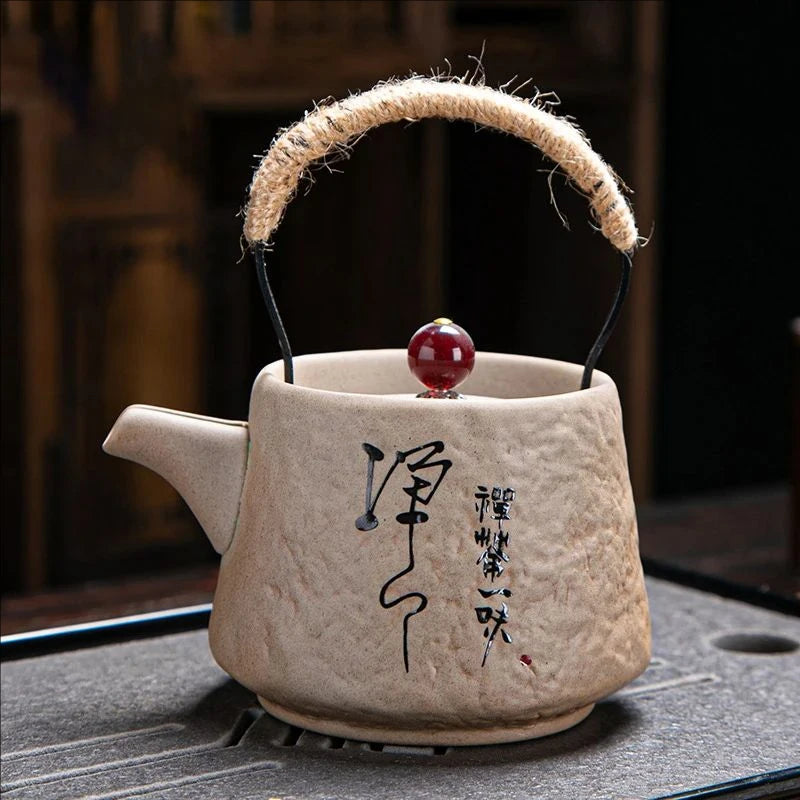Service à thé japonais rétro kungfu théière tasse