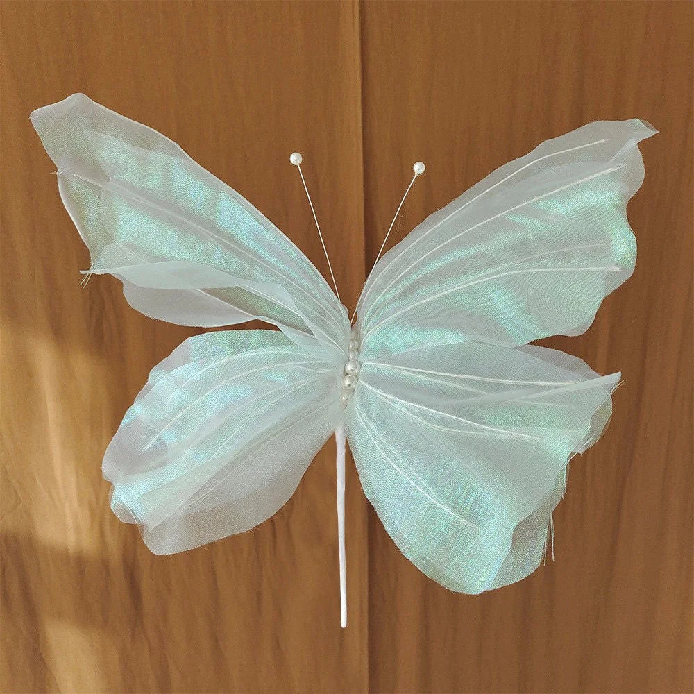 décoration papillons géants pour baby shower mariage anniversaire - vue 16 sur 19