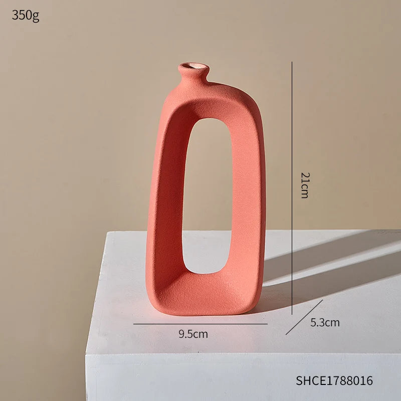 vase moderne en céramique pour décoration intérieure et extérieure - vue 9 sur 13