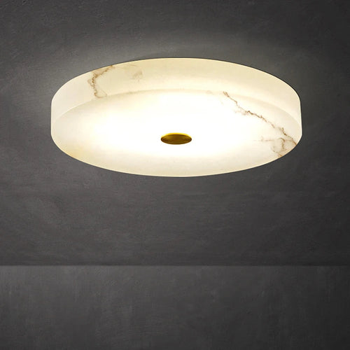 plafonnier circulaire en marbre luminaire nordique de luxe