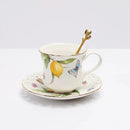 assiette ceramique motif citron style europeen elegante