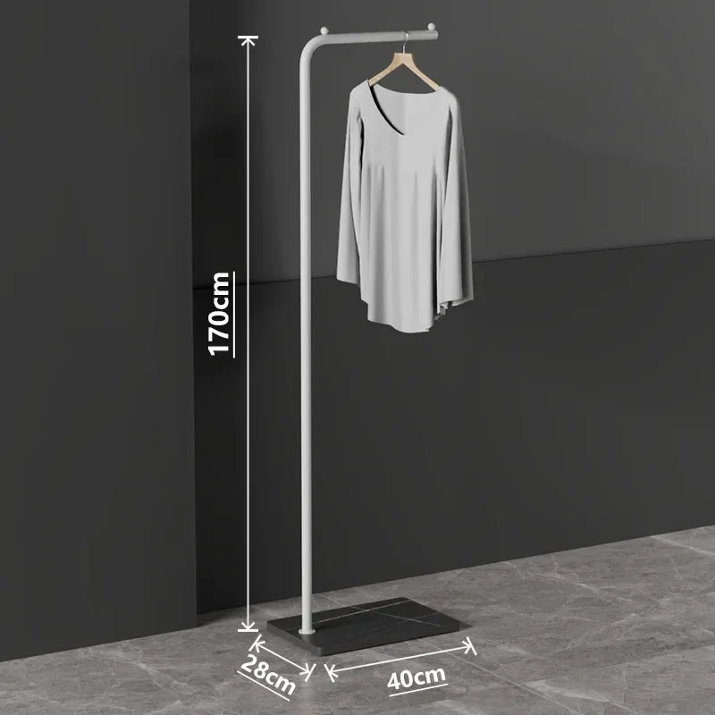 porte-vêtements nordique léger et moderne pour rangement élégant