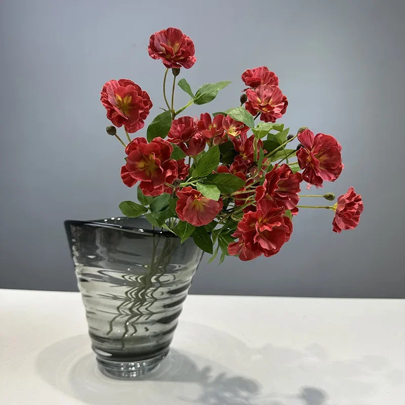 simulation marguerite en soie fleurs artificielles pour décoration intérieure - vue 6 sur 13