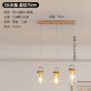 suspension abat-jour en verre transparent style art déco pour éclairage intérieur