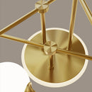 lustre led moderne en verre