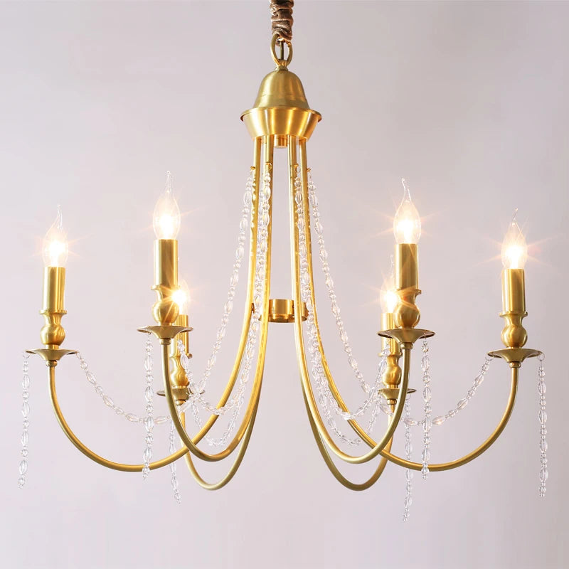 lustre en laiton moderne pour éclairage intérieur élégant - vue 11 sur 13