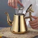 Théière inox avec infuseur filtre 1l 15l 2l