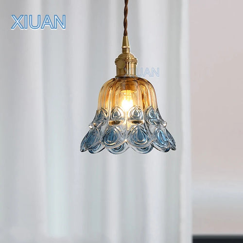 suspension en verre appliques chevet lumière suspendue