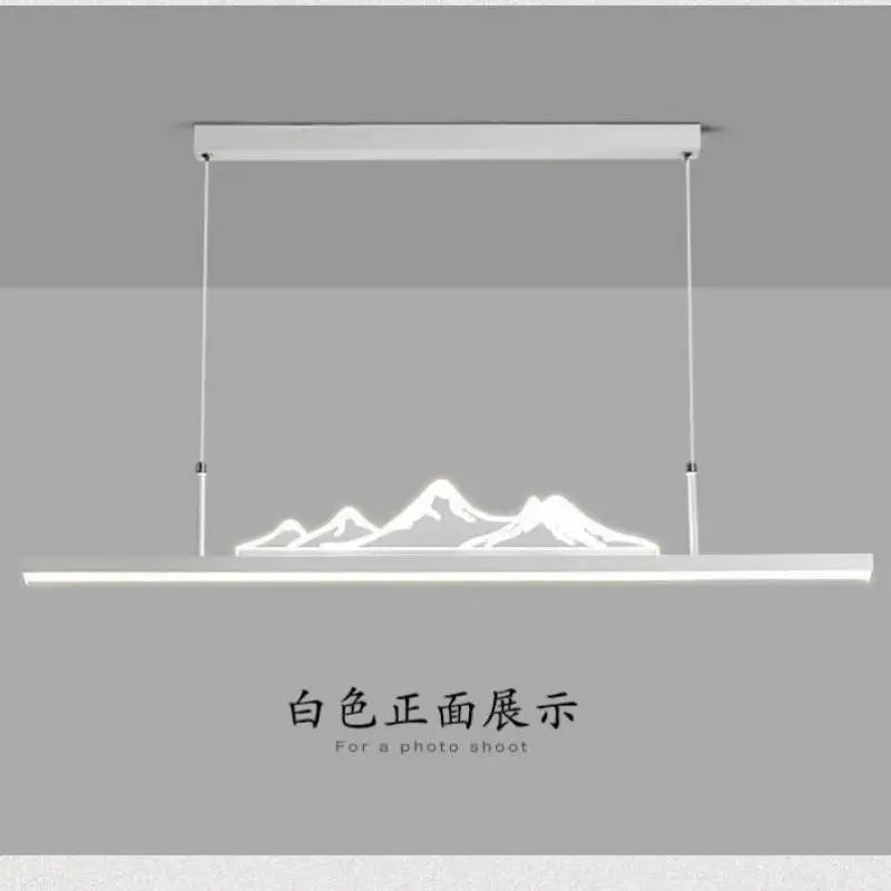 lustre de style chinois pour restaurant et bureau montagne - vue 7 sur 10