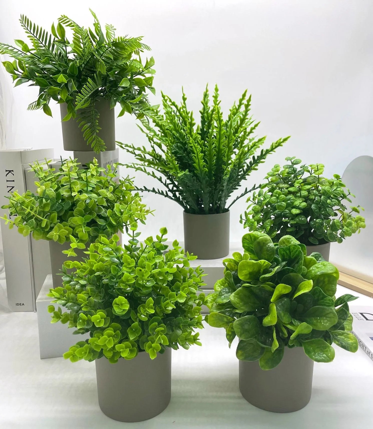 plantes artificielles bonsaï décorations de bureau et jardin - vue 4 sur 11