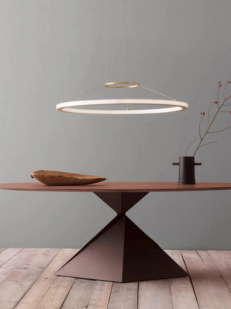 suspension circulaire minimaliste pour intérieur moderne créatif