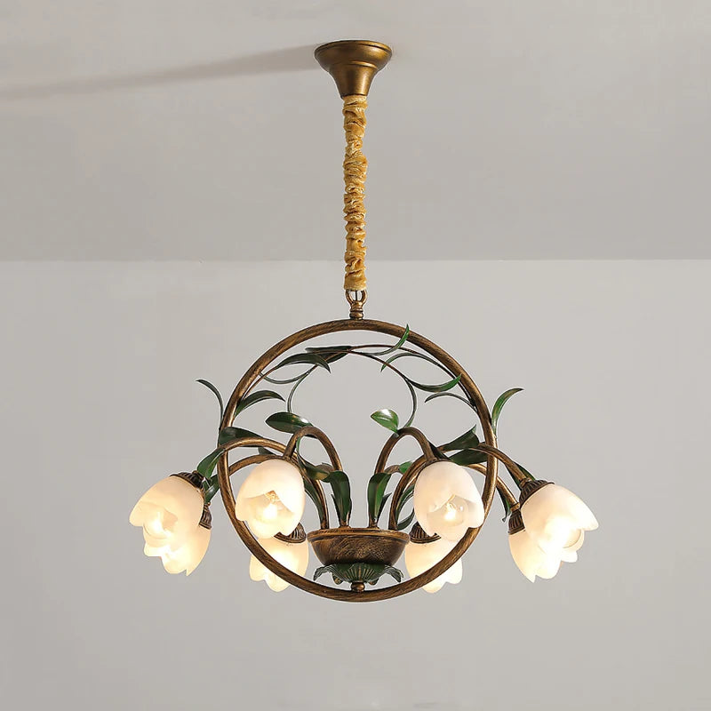 suspension vintage nordique pour villa et hôtel style français - vue 2 sur 8