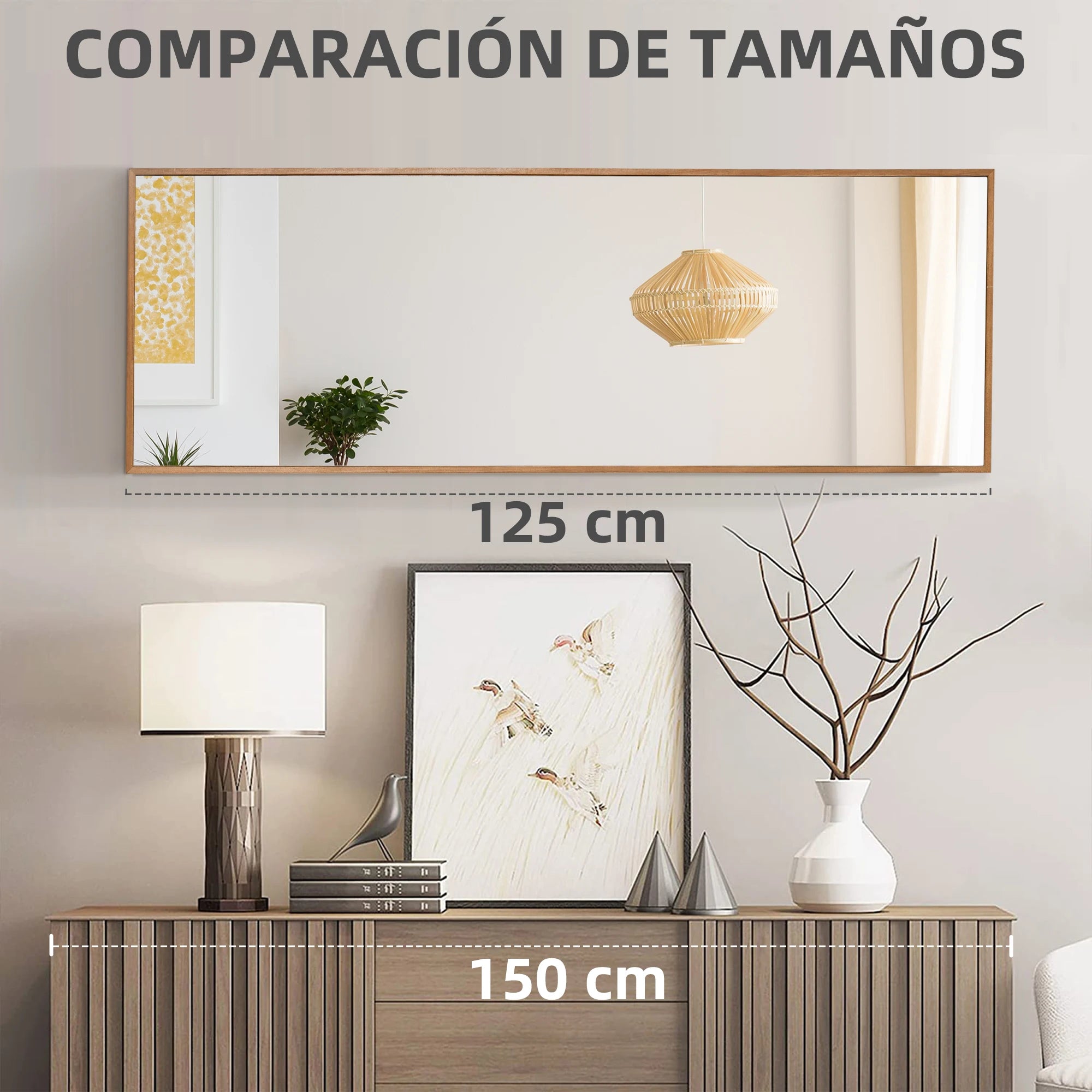 miroir mural décoratif corps entier pour intérieur - vue 4 sur 7