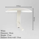 applique murale moderne rotative en métal design nordique lumière led