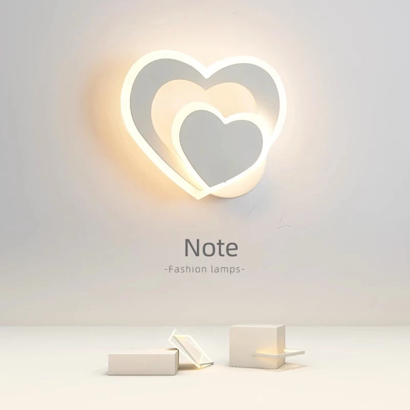 Applique LED en forme de coeur - vue 4 sur 12