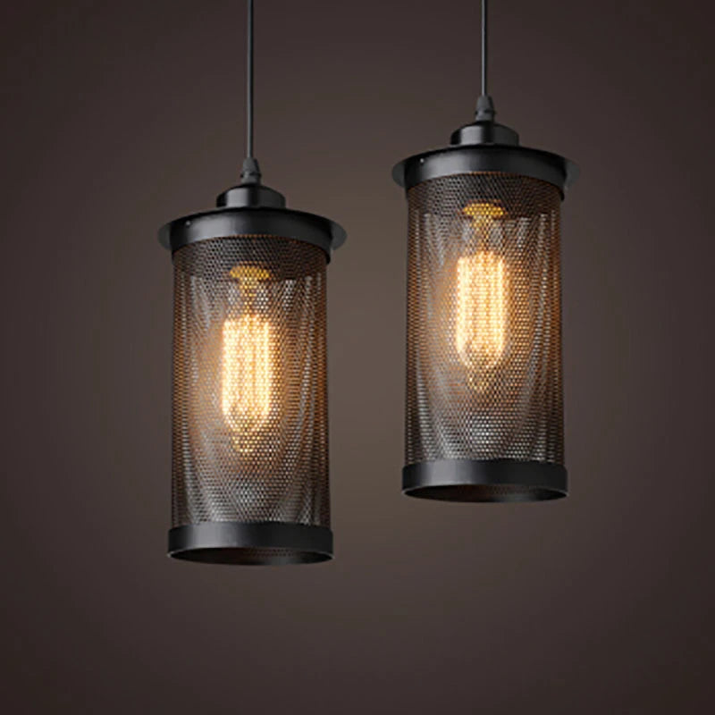 suspension vintage en fer pour café bar et balcon