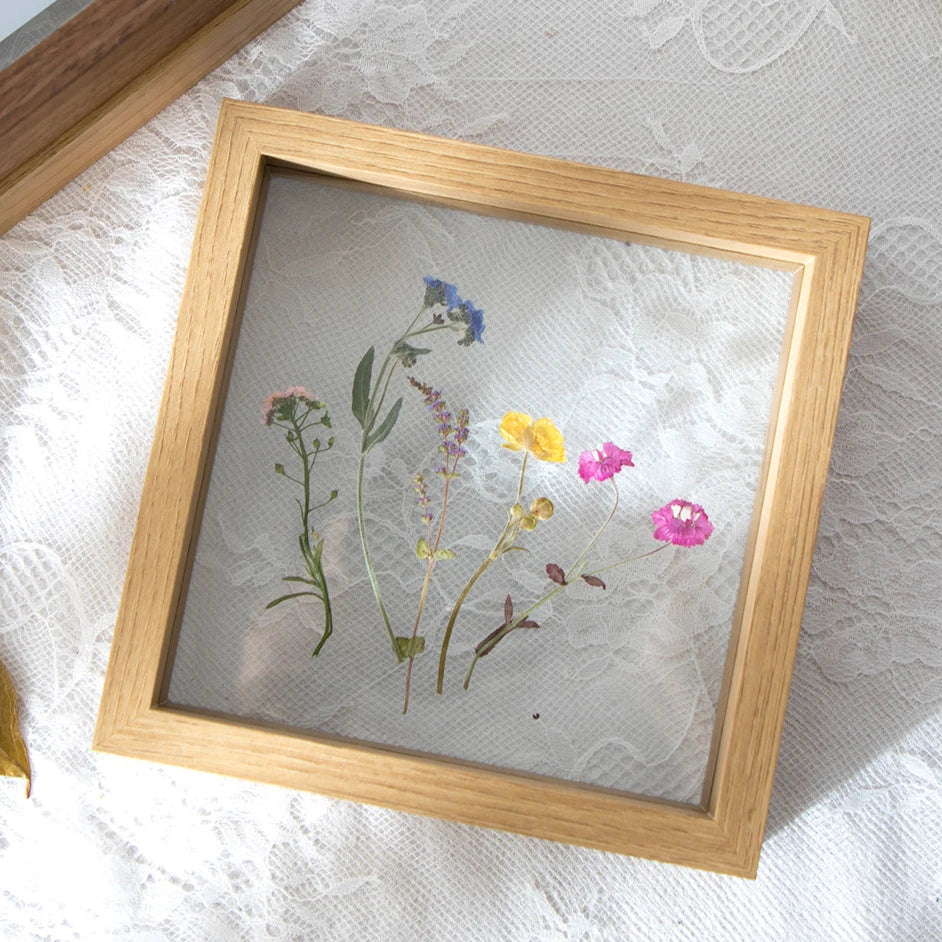 cadres photo en bois pour fleurs pressées et herbier - vue 8 sur 8