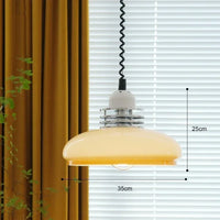 lustre suspendu rétractable style médiéval bauhaus