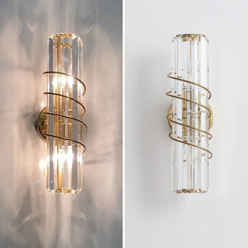 applique murale led cristal post-moderne simple décorative - vue 2 sur 7