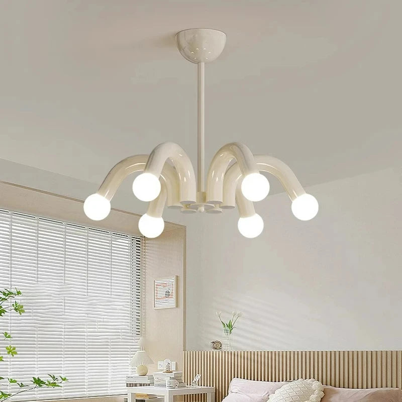 lustre métal en style art déco