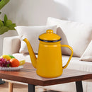 Cafetière émaillée vintage poignée 1 1l rétro cuisine