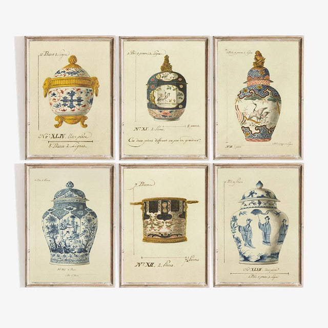 pot en porcelaine vintage art mural décoration cadeaux maison