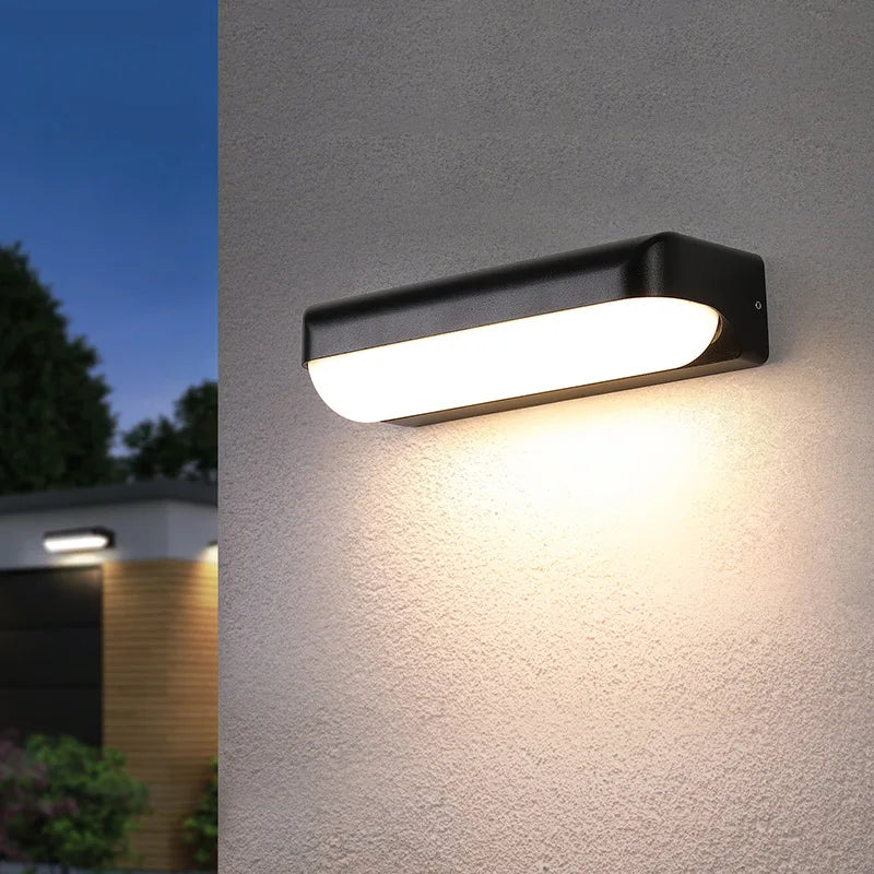 Applique murale extérieure Simple IP65 étanche applique murale externes pour jardin cour balcon couloir luminaire 85-265V - vue 6 sur 10