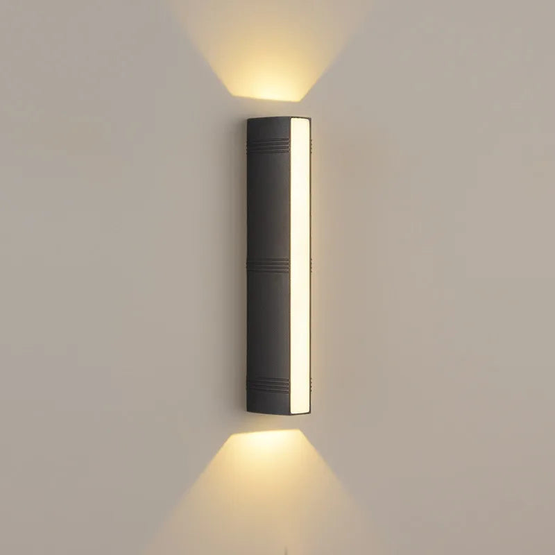 applique murale led étanche pour extérieur en aluminium