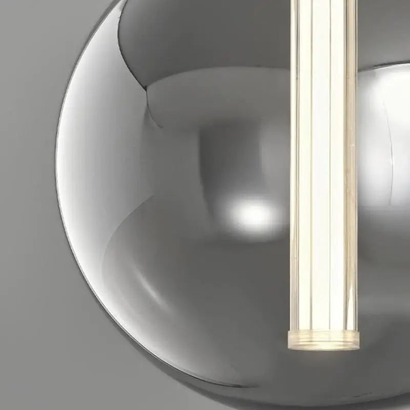 suspension en verre fumé lampe design pour restaurant et café - vue 9 sur 8