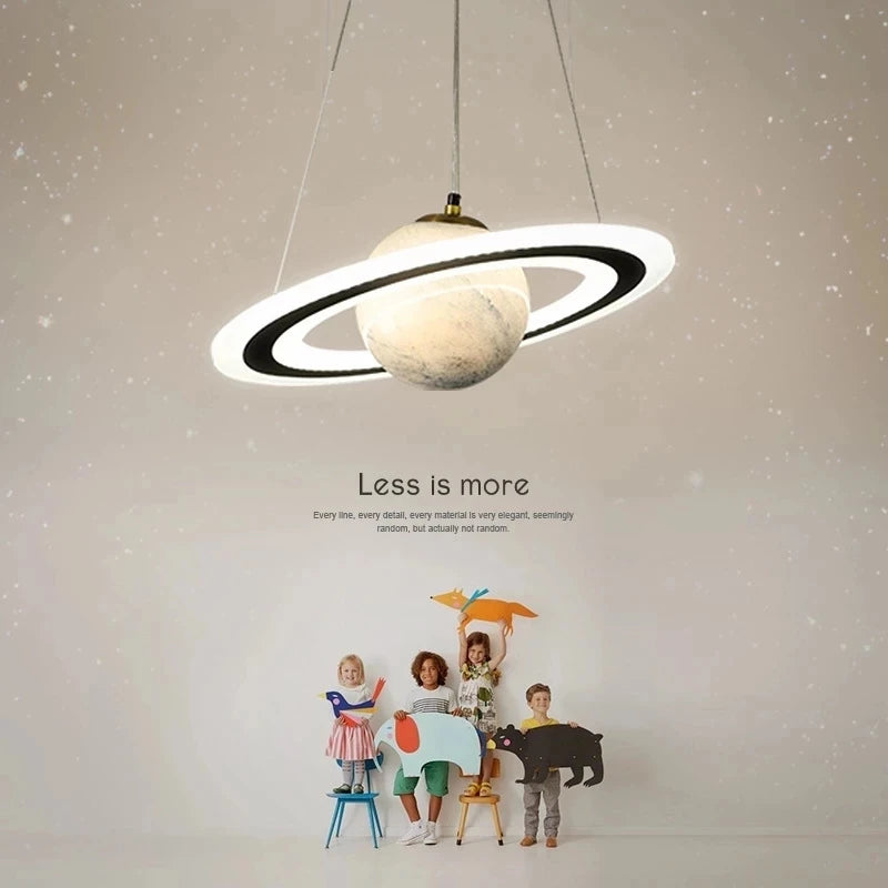 suspension planet earth pour chambre d'enfant astronaute étoile décorative - vue 2 sur 13