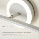 Applique murale LED ligne de salle de bain moderne lumière chambre salon étude mur lumière ambiante fer cuisson peinture lampes artisanales et lanterne