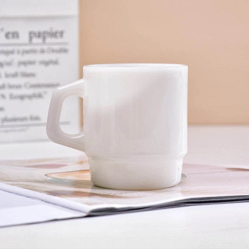 Mug en verre style coréen effet jade 230ml - vue 5 sur 7