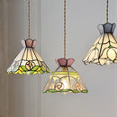 suspension fleur verre cuivre nordique moderne led iwhd europe syle