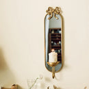 miroir mural antique en fer décoration suspendue élégante pour intérieur