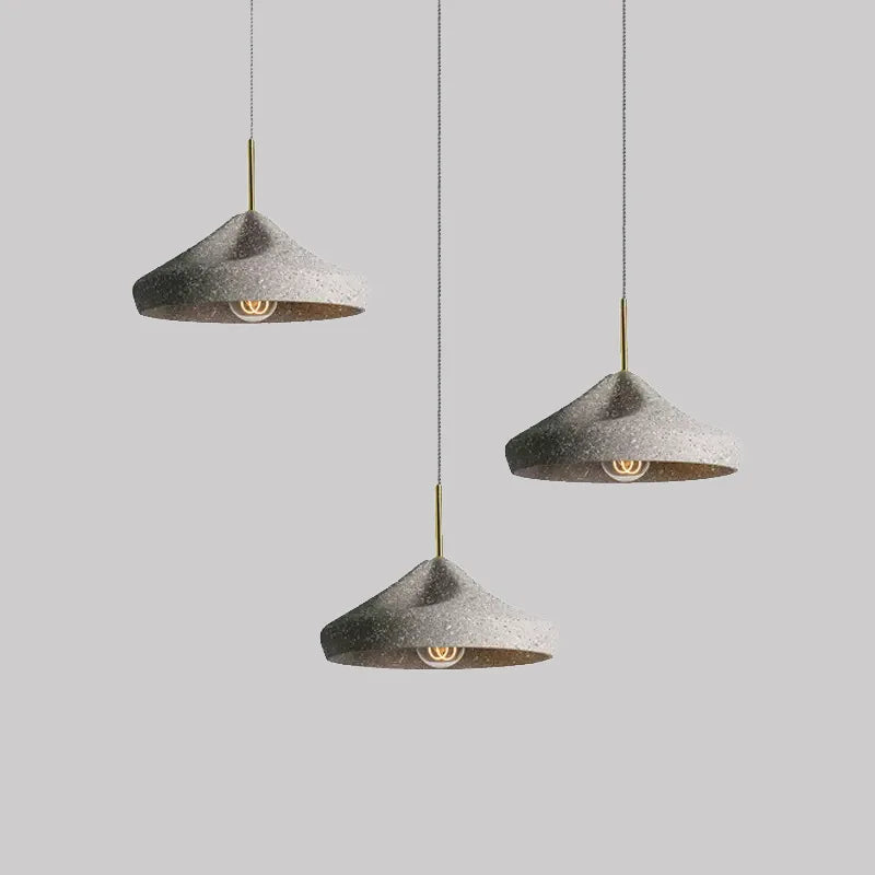 Suspension LED en ciment - vue 3 sur 10